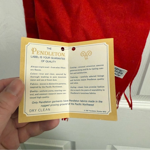 NWT Pendleton Vintage Wool Scarf - Picture 4 of 4